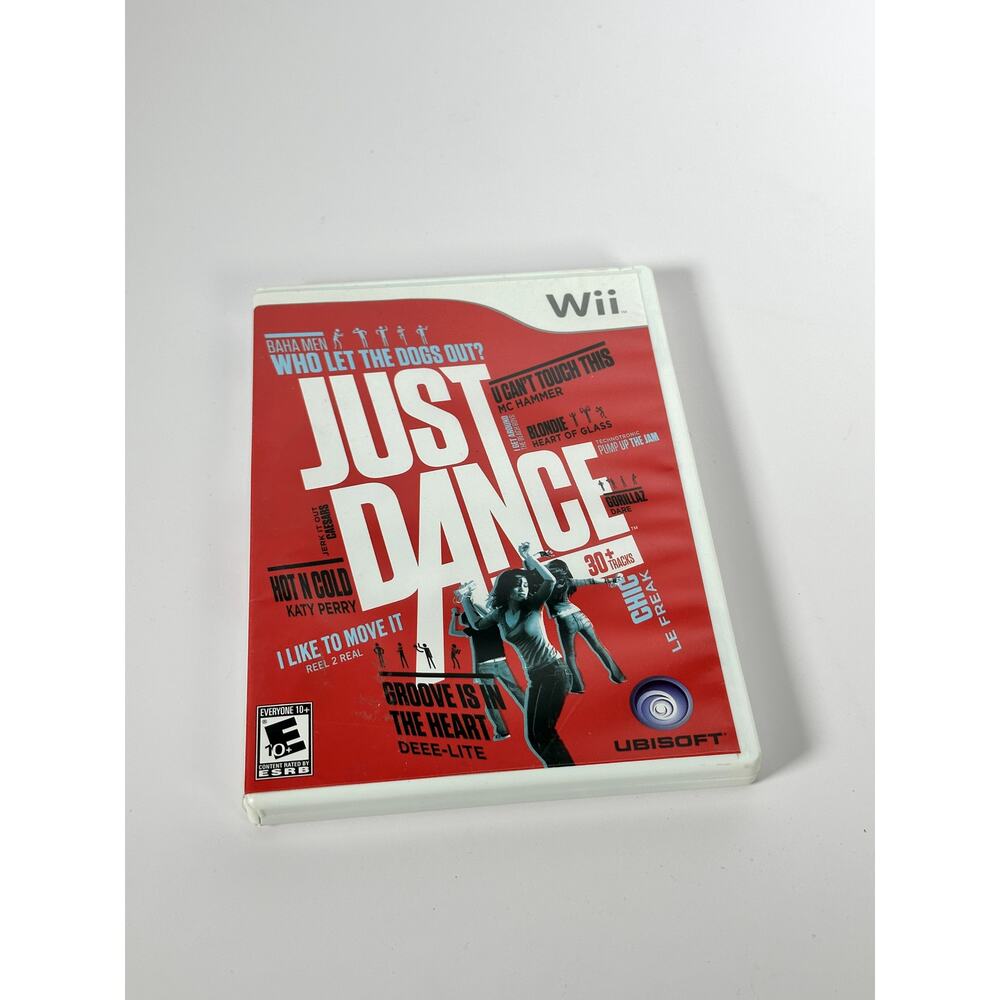 Just Dance (Nintendo Wii, 2009) Game Disc — Untested, Excellent Visual Condition